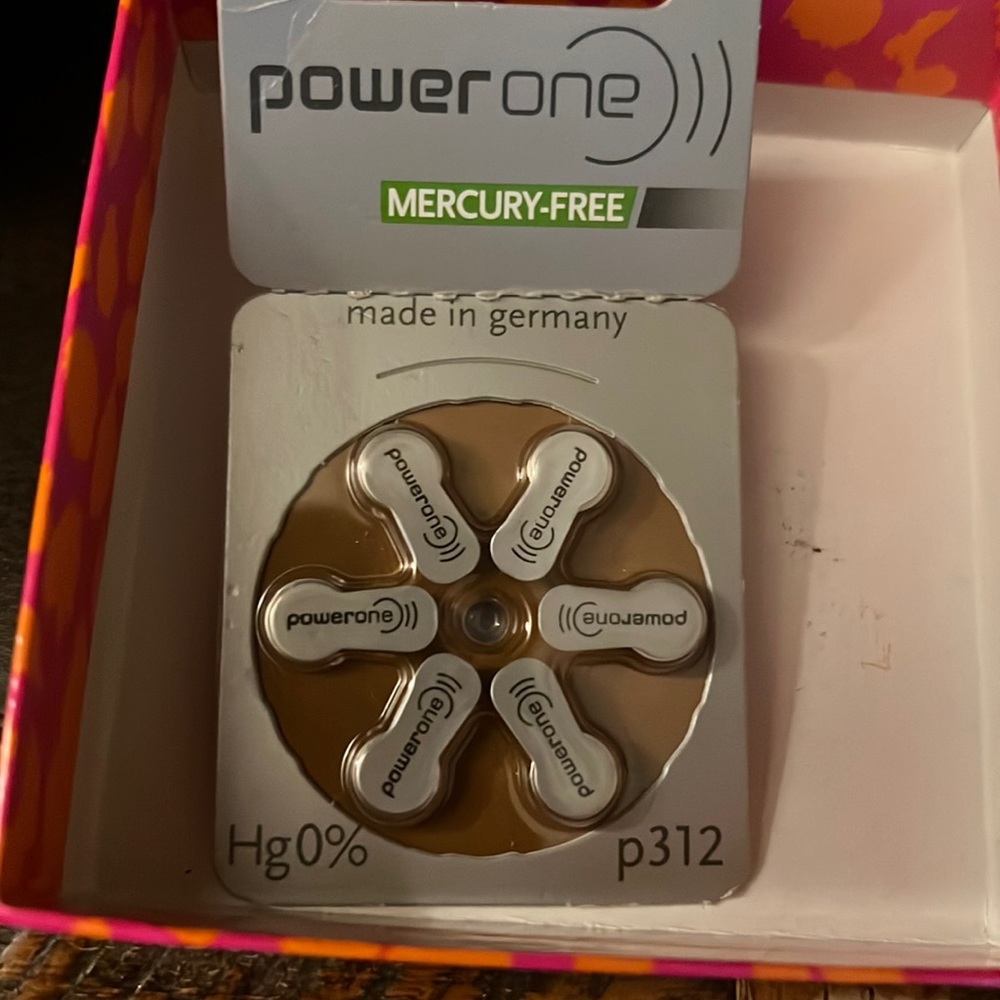Hearing Aid Battery one pack of 6 ❤️